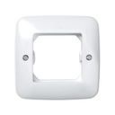 Frame (with visible screws) for 1 element with claws and without centre frame white Simon 27