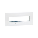 Frame for surface or flush mount boxes with centre frame with 1 row for 4 elements white Simon 27 Centralisations