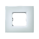 Frame for 1 element gloss green without claws and with frame holder Simon 27 Neos