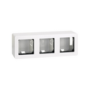 Surface-mount box for 3 elements white Simon 27