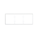 Trim frame for 3 elements white Simon 27