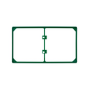 Trim frame for 2 elements green Simon 27