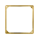 Trim frame for 1 element gold Simon 27