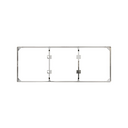 Trim frame for 3 elements nickel Simon 27
