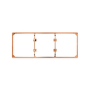 Trim frame for 3 elements copper Simon 27
