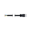 Quick connection patch cord female-free end RZ - 0.6 kV 3 poles with 2 meters length made of halogen-free material with 3 x 2.5mm² section white
