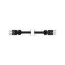 Cabo de ligação rápida fêmea-macho RZ - 0,6 kV 3 pólos com 1 metro de comprimento em material livre de halogênio com seção de 3 x 2,5mm² branco