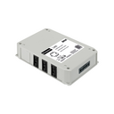 Distribution box for 1 standard circuit with 1 input of 5 poles with Wieland GST18i figure and 6 outputs of 3 poles and 1 output of 5 poles