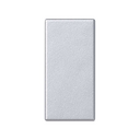 Tecla para mecanismos de conmutación unipolares de 1 elemento aluminio Simon K45