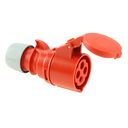 BASE MÓVIL INDUSTRIAL 3P+T 16A 400V ROJA IP44 Simon Brico