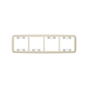 Thermostable frame for 4 elements ivory Simon 31