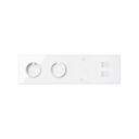 Front kit 4 el. 2 sockets + dual fast-charge USB charger + 2xRJ45 Gloss white Simon 100