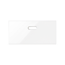 Cover for USB charger 1 C port Gloss white Simon 100