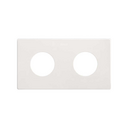 Minimal aesthetic frame for CLEAN Schuko socket outlet for 2 elements matt white Simon 270