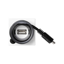 Cargador de 5V/DC mediante puerto USB tipo A y latiguillo micro-USB con enrollacable blanco Simon K45