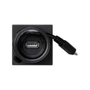 Charger 5V DC via USB port type A and micro USB patch cord with cable winder graphite Simon K45