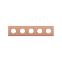 Minimal aesthetic frame for CLEAN Schuko socket outlet for 5 elements copper Simon 270