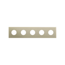 Minimal aesthetic frame for CLEAN Schuko socket outlet for 5 elements champagne Simon 270