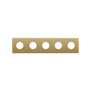 Minimal aesthetic frame for CLEAN Schuko socket outlet for 5 elements gold Simon 270