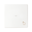 Single rocker with viewer and light symbol for S.77 mechanisms white Simon 82