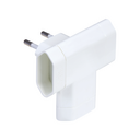ADAPTADOR BRANCO, TRIPLO, LATERAL DE 10 A, 250 V SIMON BRICO