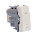 Pulsador de campainha com led 10A 250V~ branco Simon 27 Play