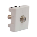 Tomada conector de TV coaxial branco Simon 27 Play