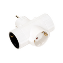 ADAPTADOR TRIPLE LATERAL 16A 250V BLANCO Simon  
