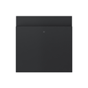 Cover with viewer for time delay card switch matte black Simon 360