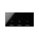Blinds/louvres rocker glossy black iO Simon 100