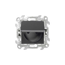Prise 2P+T etanche IP44 mécanisme +touche / 16 A 250 V connexion rapide Simon 24 Harmonie graphite