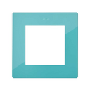 Cadre simple turquoise Simon 24 Harmonie