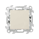 Poussoir à bascule lumineux 10 A 250 V connexion rapide ivoire Simon 24 Harmonie