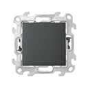 2-way switch 10AX 250V~ with fast terminal connection graphite Simon 24 Harmonie