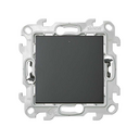 2-way switch 10AX 250V~ with built-in pilot light and fast terminal connectiongraphite Simon 24 Harmonie