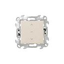 Switch for blinds 10A 250V~ with 3 positions with fast terminal connection ivory Simon 24 Harmonie