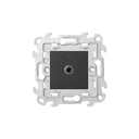 Prise TV type F connexion à vis graphite Simon 24 Harmonie