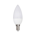 Bombilla LED E-14 vela biselada 6W 500 lúmenes 200º luz fría Simon