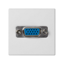 Разъем VGA HD15 "мама" модуль K45 белого цвета Simon K45
