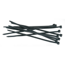 Flange em nylon, de 4,8 x 300 mm, 20 unidades em preto da