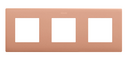 Frame for 3 elements copper Simon 270