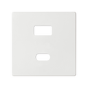 PLACA PARA CARGADOR USB A+C QUICKCHARGE BLANCO MATE SIMON 82 CONCEPT