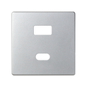 PLACA PARA CARGADOR USB A+C QUICKCHARGE ALUMINIO MATE SIMON 82