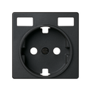 SCHUKO SOCKET COVER WITH 2 USB C+C GRAPHITE SIMON 82