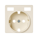 SCHUKO SOCKET COVER WITH 2 USB C+C IVORY SIMON 82