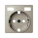 Tapa base enchufe schuko con 2 USB C+C Cava Simon 82