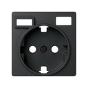 COVER FOR SCHUKO SOCKET BASE WITH 2 USB CHARGERS A + C 10.5W GRAPHITE SIMON 82