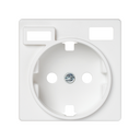 COVER FOR SCHUKO SOCKET BASE WITH 2 USB CHARGERS A + C 10.5W WHITE SIMON 82