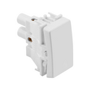 Interruptor simples 10 A 250V~ de 1 módulo com borne conexão parafuso branco Simon 19