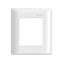 Placa de 2 postos branco Simon 19 Sobrepor